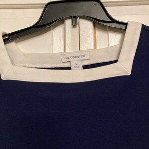 Liz Claiborne Boat Neck Short Sleeve Size Med